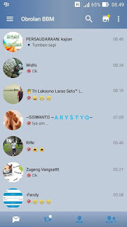 BBM Mod Iphone Style IOS v3 Versi 2.12.0.9 2016