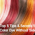 Top 5 Tips & Secrets for Hair Color Dye Without Side Effects | When to wash hair after coloring