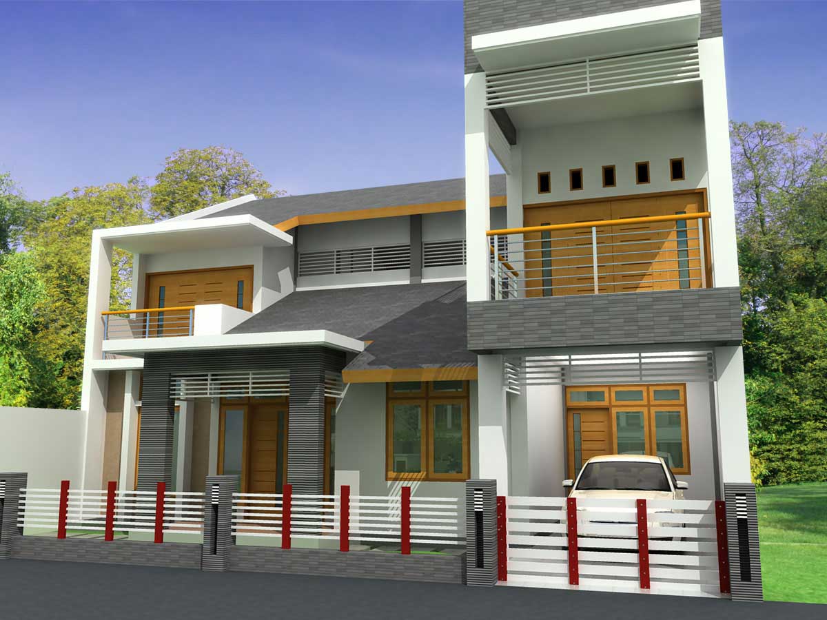 New home designs latest.: Modern homes front views terrace designs 