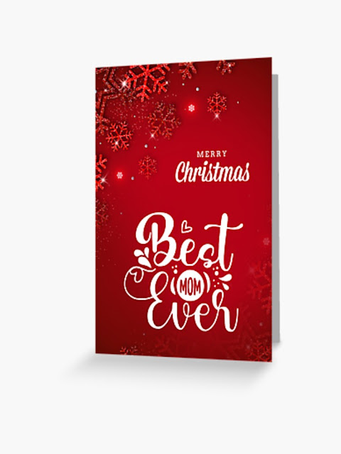 Christmas card for the mom - You are the best mom in the world