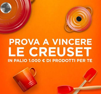 Puoi vincere Le Creuset : gratis buoni acquisto fino a 1000 euro