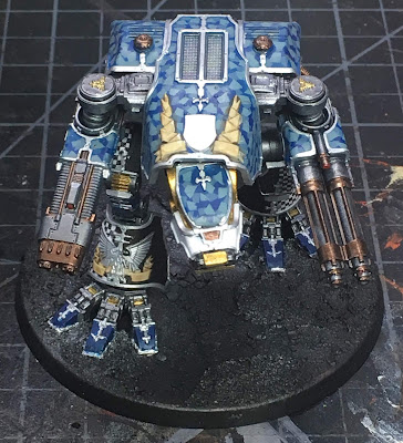 Legio Tempestus Warhound WIP for Adeptus Titanicus