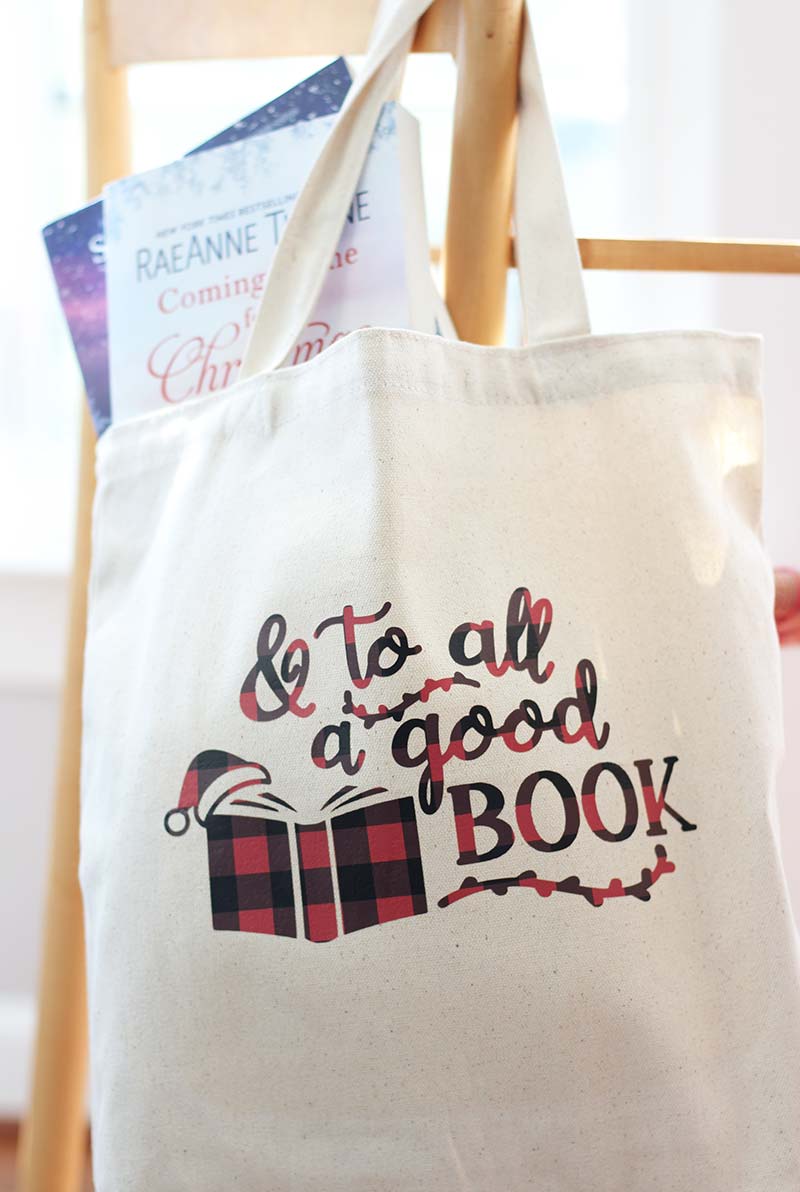  DIY Christmas Book Tote