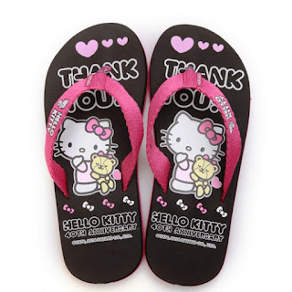 Sandal Lucu Karakter Hello Kitty Unik
