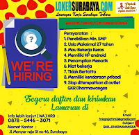 Info Loker Surabaya di Geprek Kak Rose Terbaru Desember 2019