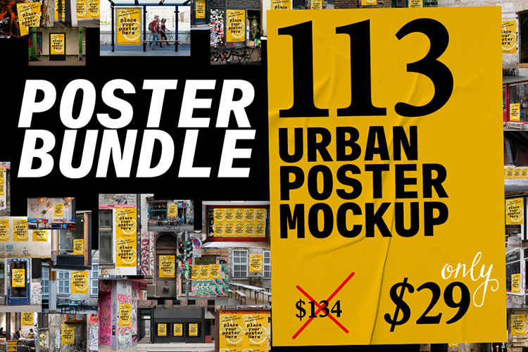 Urban Poster Mock-up Bundle