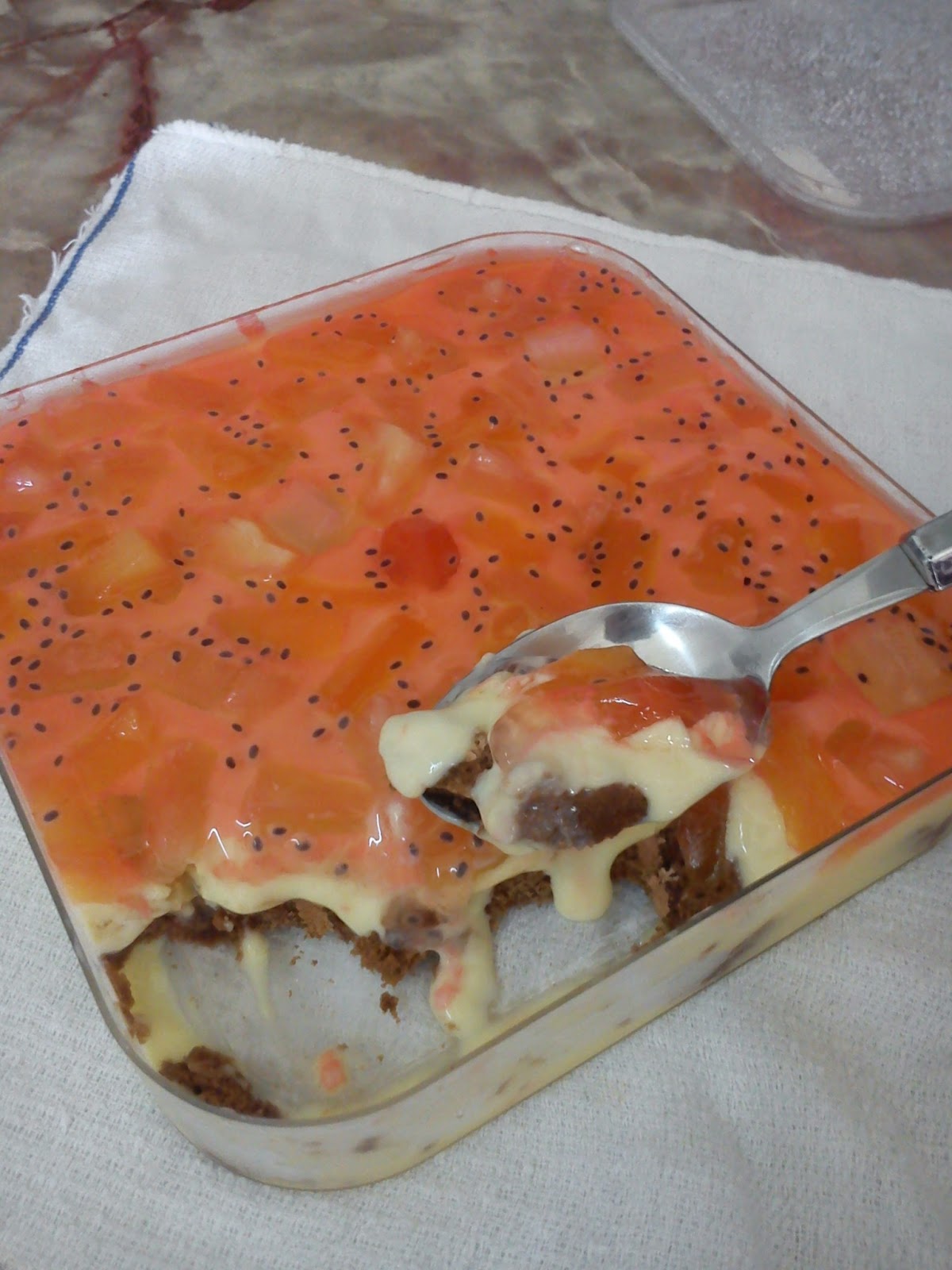 Syimiekitty's story: Puding Trifle #2 : resepi aku