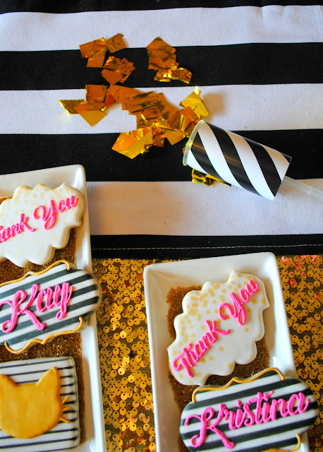 Cookies created by Creating Awesomenessity for FizzyParty's BFF party 