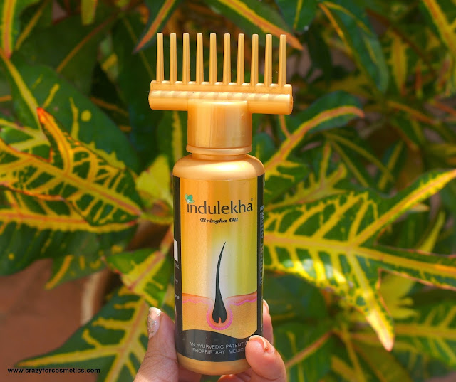 indulekha bringha hair oil selfie bottle