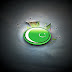 Imaginary view of circular Pakistani Flag