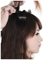 Cara mengikat rambut  ala  korea  Part I
