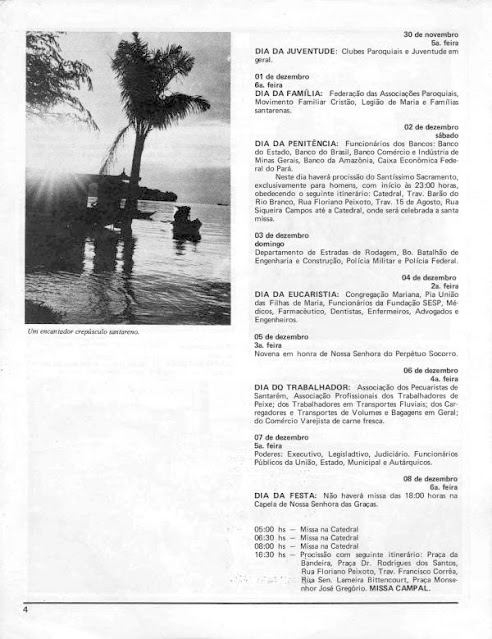 PROGRAMA DA FESTA DE NOSSA SENHORA DA CONCEIÇÃO - 1972 - PAG 4
