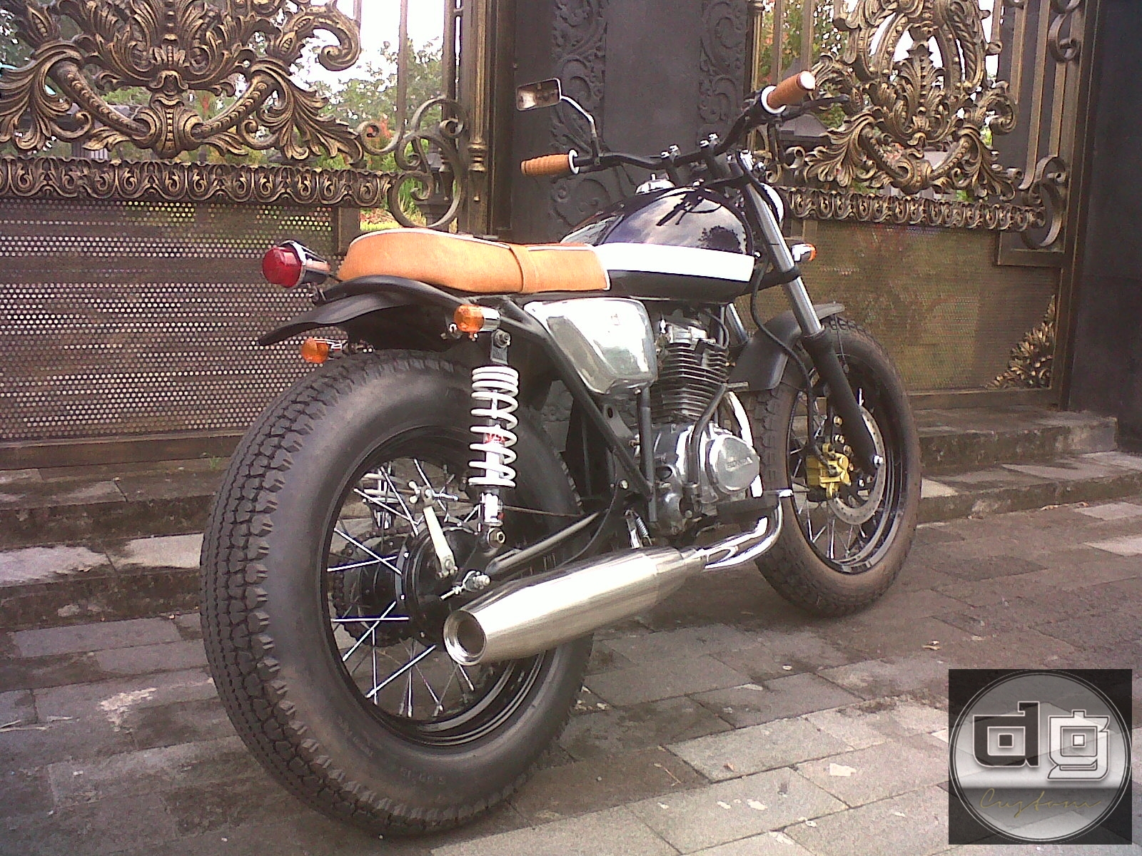 Tangki Knalpot Kustom DG2 CG 125 Spesial Buat Kado Ultah Anak