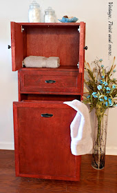 Vintage, Paint and more... inside of DIY multipurpose cabinet