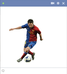 Messi Emoticon For Facebook Chat