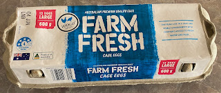 farm fresh cage eggs large 600g