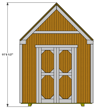  Plans , Shed Plans and more: How to? - Build a Gable Storage Shed