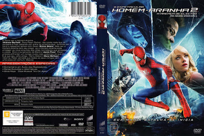 Filme O Espetacular Homem-Aranha 2 - A Ameaça de Electro (The Amazing Spider-Man 2) DVD Capa