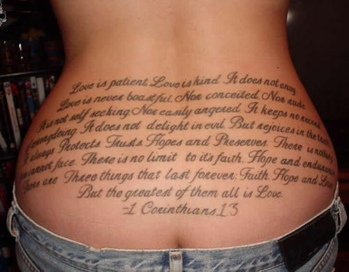 rib tattoo quotes for men. Sexy Girls with Text Rib