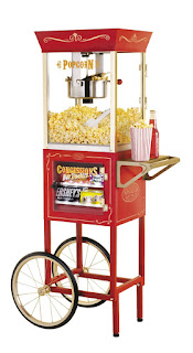 the Vintage Popcorn Concession Cart
