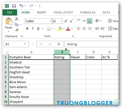 Cách sử dụng Data Validation trong Excel tạo list nhập nhanh dữ liệu