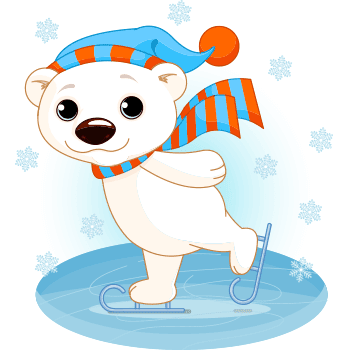 Skating Polar Bear