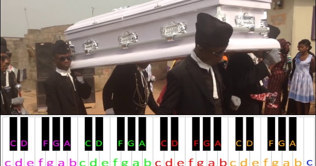 Coffin Dance Meme Piano Letter Notes - music id roblox coffin dance