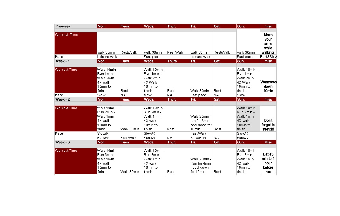 10k training schedule. 10k training schedule. 5K Training Schedule for; 5K Training Schedule for. prady16. Sep 12, 07:43 AM. Any idea if macrumors is covering