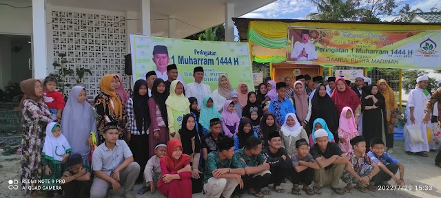 500 ANAK YATIM DAN RATUSAN WARGA BERSAMA DPR PERINGATI TAHUN BARU 1444 HIJRIAH