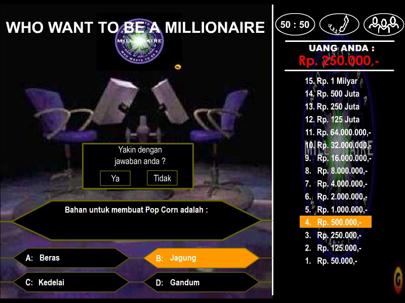 Blog Wirani: Kuis Milioner Indonesia(Who Want To Be A Millionaire)[IN/ENG]