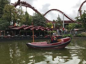 Boat ride at Tivoli Gardens, Copenhagen