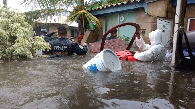 Activan plan de emergencia por inundaciones en Tamaulipas
