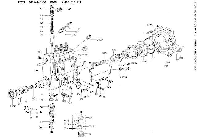 9410610712, 101041-8300 FUEL INJECTION PUMP ZEXEL