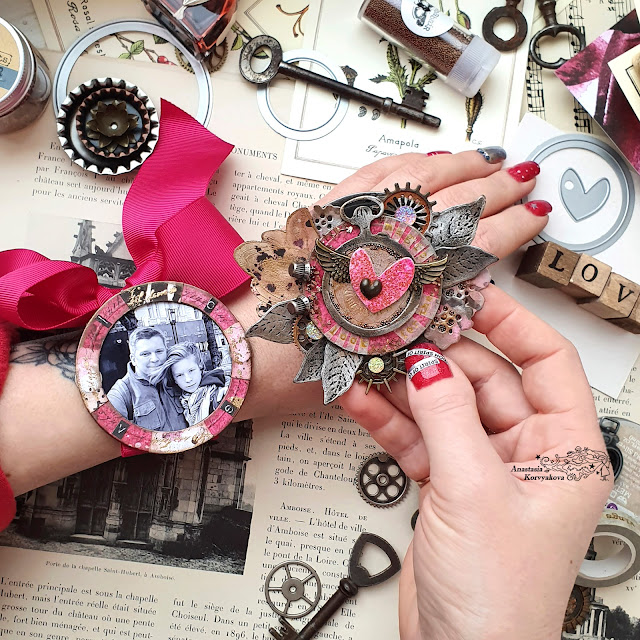 @nastyalena #ножиmimicut #scrapbooking #mixedmedia