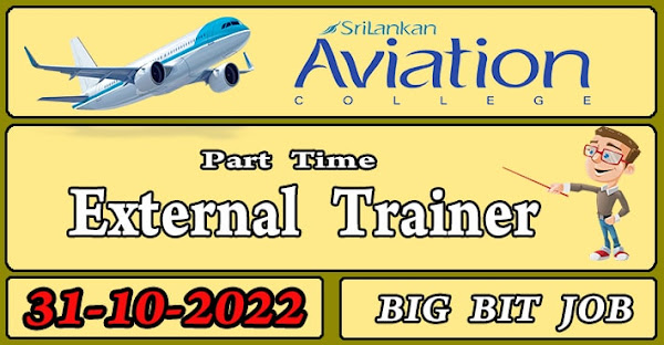 External Trainer Vacancy – Sri Lankan Aviation College