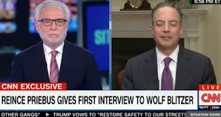 Reince Priebus Defends POTUS' Replacement, Assures Wolf Blitzer: "I'm on Team Trump"