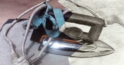 Menggambar Setrika Dengan Menggunakan Pensil - Teknik 