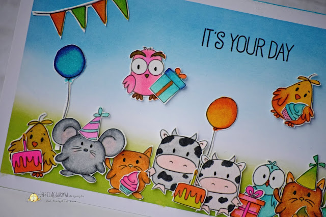 Cute Critter birthday card