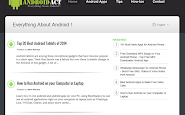 Android Act Blogger Template
