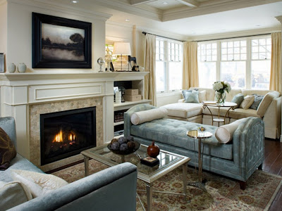 candice olson fireplace living room