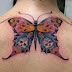 Butterfly Skull Tattoos