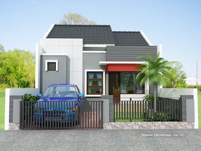 Rumah Manimalis on Sample Desain Rumah Type 54 Dengan Model Minimalis Selamat Menikmati