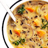 COZY AUTUMN WILD RICE SOUP