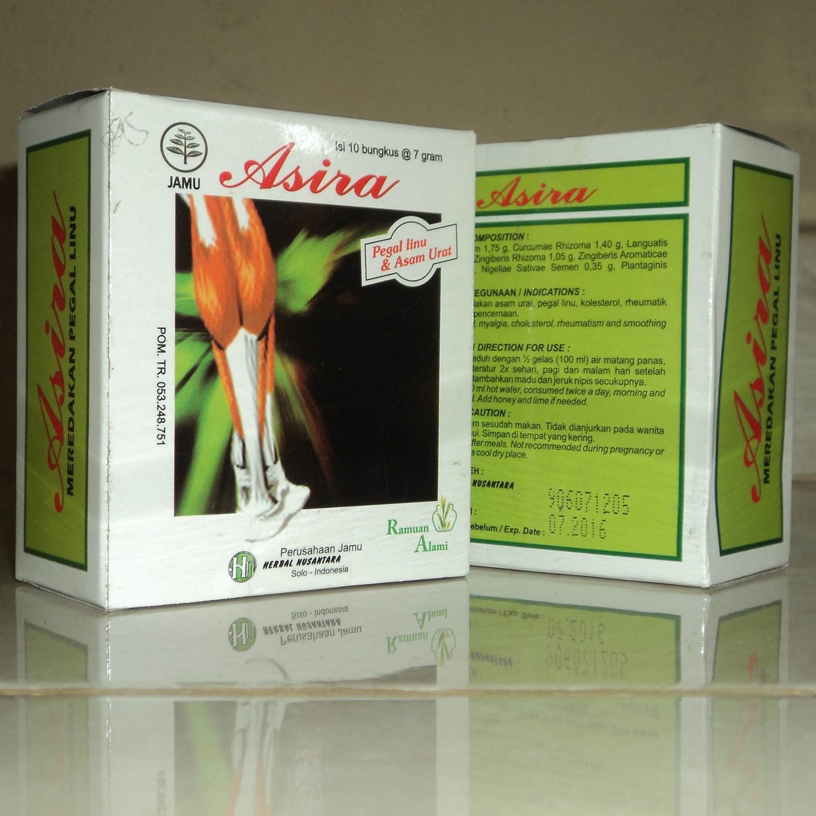 OBAT ASAM URAT &amp; REMATIK " ASIRA EKSTRAK "