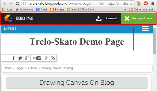 Cara Membuat Halaman Demo Page Keren