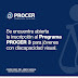 Está abierta la inscripción al Programa Procer 3 para jóvenes con discapacidad visual