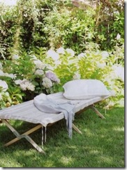 camilla at home via country living outdoor cot