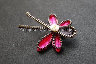 Zipper dragonfly Brooch