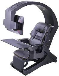 Gaming Computer chair with monitors - modern computer chair design picture for freelancer and gamer - mrlaboratory.info