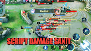 Script damage sakit